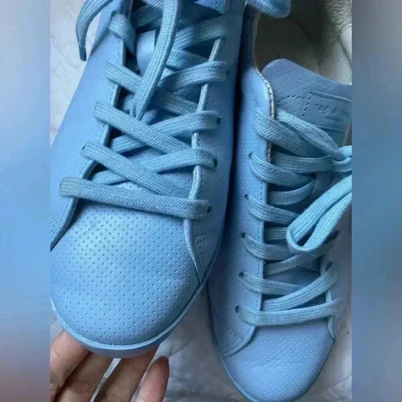 Rag & Bone men’s RB1 Low in Chambray size 6.5/39.5 leather casual - Picture 6 of 13